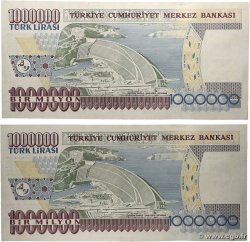 1000000 Lira Lot TURCHIA  2002 P.213 SPL+