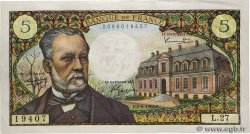 5 Francs PASTEUR FRANCE  1966 F.61.03 XF