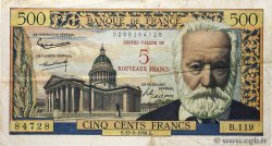 5 NF sur 500 Francs Victor HUGO FRANKREICH  1959 F.52.02