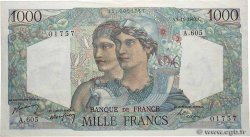 1000 Francs MINERVE ET HERCULE FRANCE  1949 F.41.29 XF