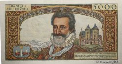 50 NF sur 5000 Francs HENRI IV FRANCE  1958 F.54.01 XF