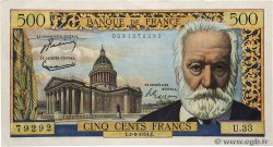 500 Francs VICTOR HUGO FRANCE  1954 F.35.03 XF
