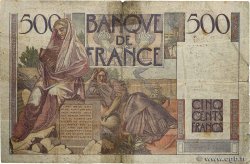 500 Francs CHATEAUBRIAND FRANCE  1945 F.34.01 G