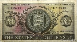 1 Pound GUERNESEY 1969 P.45b