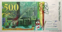500 Francs PIERRE ET MARIE CURIE FRANCE  1994 F.76.01 TTB+
