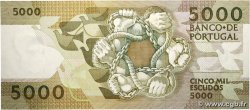 5000 Escudos PORTUGAL  1987 P.183b NEUF