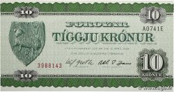 10 Kronur FAEROE ISLANDS  1974 P.18a UNC