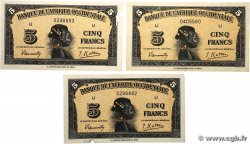 5 Francs  FRENCH WEST AFRICA  1942 P.28a fVZ