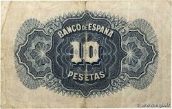 10 Pesetas ESPAGNE  1935 P.086a TB+