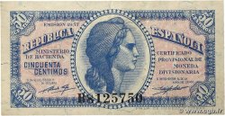 50 Centimos ESPAGNE  1937 P.093 pr.SUP