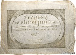 500 Livres FRANCE  1794 Ass.47a pr.TTB