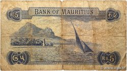 5 Rupees ÎLE MAURICE  1967 P.30a B