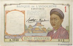 1 Piastre INDOCHINE FRANÇAISE  1936 P.054b pr.SPL