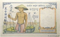 1 Piastre INDOCHINE FRANÇAISE  1936 P.054b pr.SPL