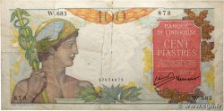 100 Piastres INDOCHINE FRANÇAISE  1947 P.082a TB+