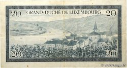 20 Francs LUXEMBOURG  1955 P.49a TB