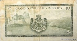 10 Francs LUXEMBOURG  1954 P.48a TB