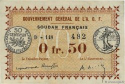 0,50 Franc SUDAN  1917 P.A1b AU+