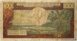 500 Francs - 100 Ariary MADAGASCAR  1964 P.058a B+