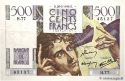 500 Francs CHATEAUBRIAND FRANCE  1946 F.34.05