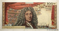 500 Nouveaux Francs MOLIÈRE FRANCIA  1959 F.60.01 BC+