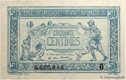 50 Centimes TRÉSORERIE AUX ARMÉES 1917 FRANCE  1917 VF.01.15