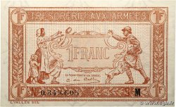 1 Franc TRÉSORERIE AUX ARMÉES 1917 FRANCE  1917 VF.03.13