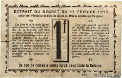 1 Franc SÉNÉGAL  1917 P.02b pr.TB