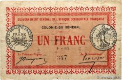 1 Franc SÉNÉGAL  1917 P.02b