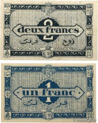 1 et 2 Franc Lot ALGERIEN  1944 P.101 et P.102 SS to VZ