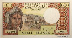 1000 Francs DJIBOUTI  1991 P.37e