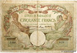 50 Francs MADAGASCAR  1937 P.038