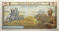 5 Dirhams MAROKKO  1960 P.53a fVZ