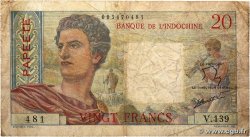 20 Francs TAHITI  1960 P.21c