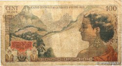 100 Francs La Bourdonnais CCFOM AFRIQUE ÉQUATORIALE FRANÇAISE  1947 A.133a B