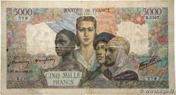 5000 Francs EMPIRE FRANÇAIS FRANCE  1946 F.47.52 TB+