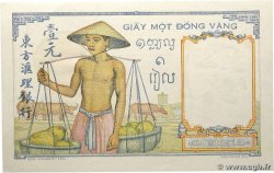 1 Piastre FRANZÖSISCHE-INDOCHINA  1946 P.054c fST+