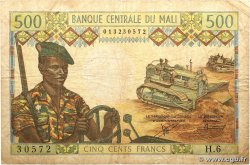 500 Francs MALI  1973 P.12b TB