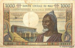 1000 Francs MALI  1970 P.13b TB
