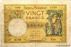 20 Francs MADAGASCAR  1948 P.037