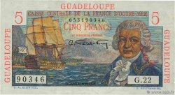 5 Francs Bougainville GUADELOUPE  1946 P.31 UNC