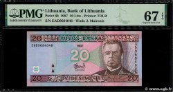 20 Litu LITUANIA  1997 P.60 FDC