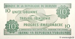 10 Francs BURUNDI  1997 P.33d NEUF
