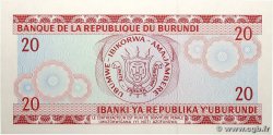 20 Francs BURUNDI  1991 P.27c NEUF