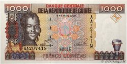 1000 Francs Guinéens GUINÉE  1998 P.37 NEUF