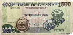 1000 Cedis GHANA  1991 P.29a TB