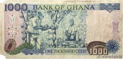 1000 Cedis GHANA  1991 P.29a TB