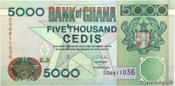 5000 Cedis GHANA  2003 P.34i SPL+