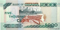 5000 Cedis GHANA  2003 P.34i SPL+
