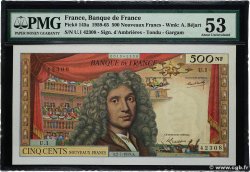 500 Nouveaux Francs MOLIÈRE FRANCE  1959 F.60.01 SUP+